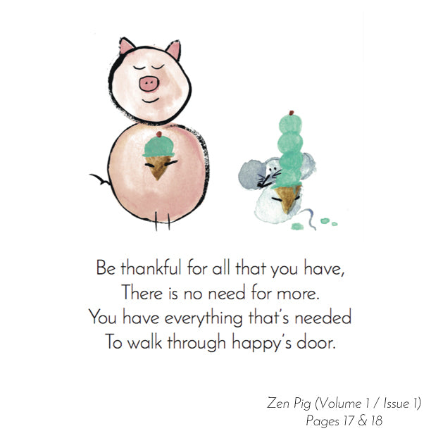 Zen Pig: The Art of Gratitude